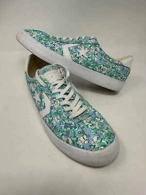 Converse One Star Green Floral Canvas Low Top Shoes Sneakers Size 9 - Image 1 of 4