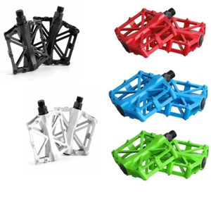 Alloy Mountain Bike Pedal Road MTB Bicycle Nonslip Set Cycling Pedals 9/16" - Picture 1 of 13