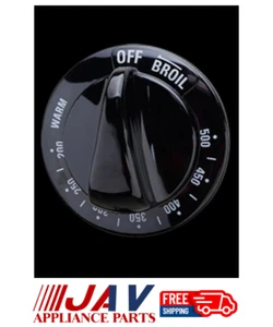 For GE Hotpoint Range Oven Thermostat Knob Black CM00J778 - Picture 1 of 1