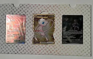 Pokemon 151 UPC Promo Set Mew SVP053, Mew ex 205/165 Mewtwo SVP052 Read Details - Picture 1 of 7