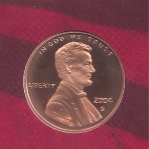 2004-S PROOF LINCOLN CENT - Picture 1 of 2