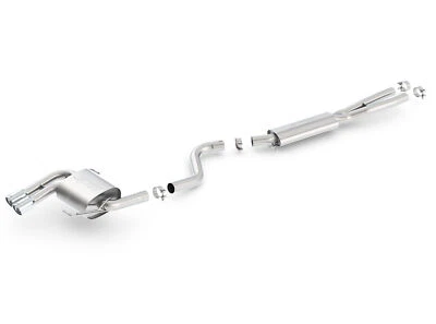 Salida trasera izquierda doble Borla Touring Cat-Back para 08-12 BMW 328i Sdn E90 2,0 L tracción trasera Foto 1 de 4