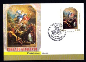 Italia 2003 : Corrado Giaquinto - Cartolina Ufficiale Poste Italiane - Imagen 1 de 1