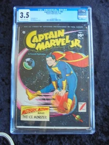 CAPTAIN MARVEL JR #91 FAWCETT PUBLICATIONS 1950 GOLDEN AGE CGC 3.5 GRADED! - Picture 1 of 2