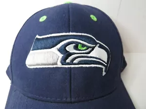SEATTLE SEAHAWKS HAT CAP ADJUSTABLE BACK NFL TEAM APPAREL - Picture 1 of 4