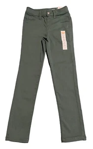 Jumping Beans Jeggings Pants Girls Size 7 Green Medium Wash New With Tags - Picture 1 of 13