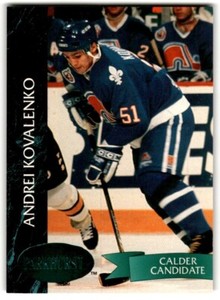 1992-93 Parkhurst Emerald Ice Andrei Kovalenko Rookie #150 Quebec Nordiques