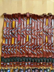Licensed NFL Breakaway Pigskin Lanyards/ Keychains (Pick Your Team) New - Picture 1 of 3