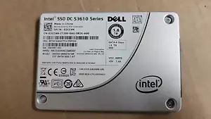 Dell 2CC4N INTEL DC S3610 1.6TB SATA 6Gb/s 2.5in SSD SSDSC2BX016T4R 02CC4N - Picture 1 of 1