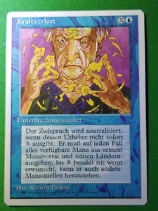 Kraftverlust (Power Sink) MTG Magic the Gathering GERMAN WotC Unplayed - Picture 1 of 2