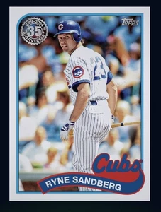 Base da baseball 2024 TOPPS serie 1 - 1989 - RYNE SANDBERG (Topps carta digitale colorata - Foto 1 di 1