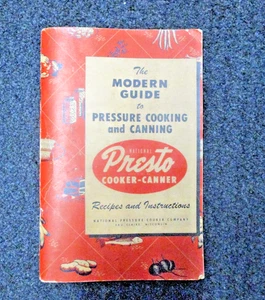 TVINTAGE BOOK MODERN BUDID PRESSRE COOKING & CANNER 1961 GAR - Foto 1 di 12