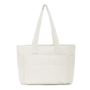Puffer Tragetasche für Damen Arbeitstaschen leicht bauschig Handtasche gesteppt Schulter... - Bild 1 von 7