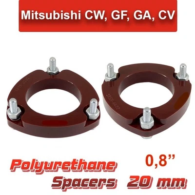 0.8" 20mm Front Strut Spacer Lift Kit PU for Mitsubishi Outlander ASX RVR Foto 1 de 4
