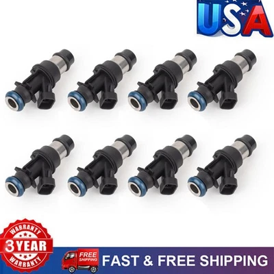 8pcs Fuel Injector FJ315 17113553 for Hummer H2 6.0L V8 2003 2004 2005 2006 2007 - Изображение 1 из 4