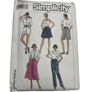 Simplicity Vintage sewing pattern 8687 Misses Skirt Shorts Pants Sz 22-24 Uncut - Picture 1 of 6