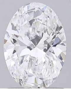 1.50 Carat Oval Cut Shape Lab Grown Diamond IGI Certified D/VS1 jewelry stone - Picture 1 of 9