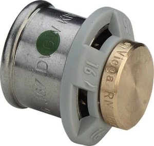 Viega Verschlussstopfen mit SC Sanfix P 2156 in 20mm Rotguss - Bild 1 von 3