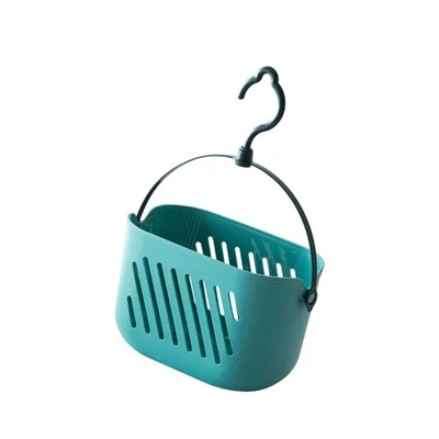 Wall Mounted Bathroom Basket Hygienic Drainage System Space Saving Holder - Image 1 of 4