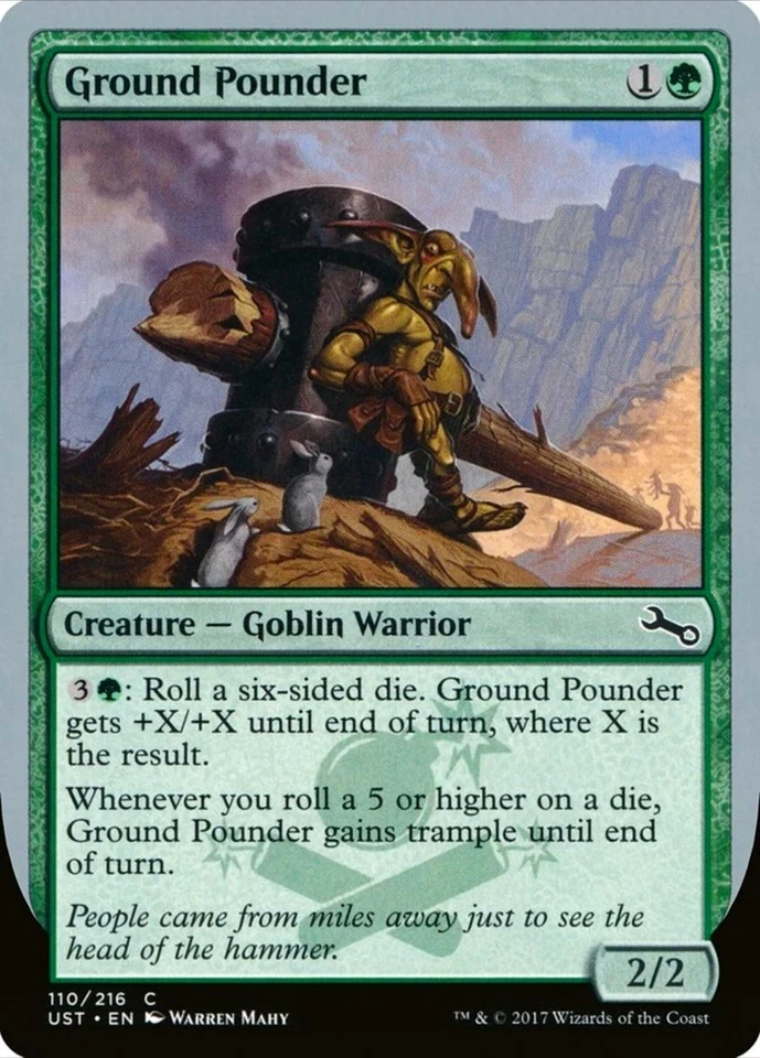 X 1 Ground Pounder NM-M Unstable 110 MTG Magic The Gathering - Image 1 of 1