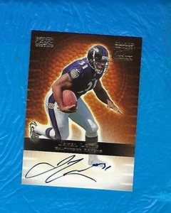AUTÓGRAFO DE BOWMAN JAMAL LEWIS 2000 #JL TARJETA DE NOVATO RAVENS RADIOCONTROL - Imagen 1 de 2