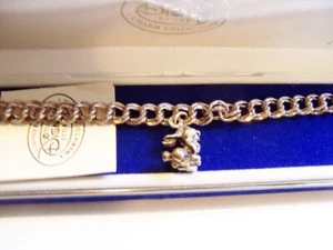 Disney Store Bambi Thumper Charm Bracelet 3D Sterling silver mib w/ tag LTD ed - Imagen 1 de 4