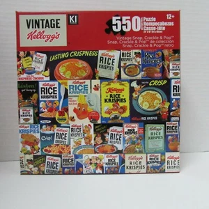Vintage Kellogg's Puzzle - Vintage Snap Crackle & Pop - 550 pieces - NEW sealed - Picture 1 of 1