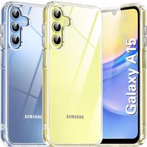 Funda protectora TPU suave transparente para teléfono Samsung A15 A25 A35 A55 A14 A54 A12 A32 A05S - Imagen 1 de 13