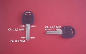 BMW SCHLÜSSELROHLING ROHLING 3er/5er/6er/7er (70er &80er Jahre ) ERSATZSCHLÜSSEL - Bild 1 von 3