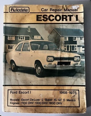 Auto Data Car Repair Manual Ford Escort Mk1 - Image 1 of 3