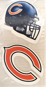 NFL Chicago Bears - Perfect Cut Decals - 2-Pack, New (Helmet & Logo) - Picture 1 of 3