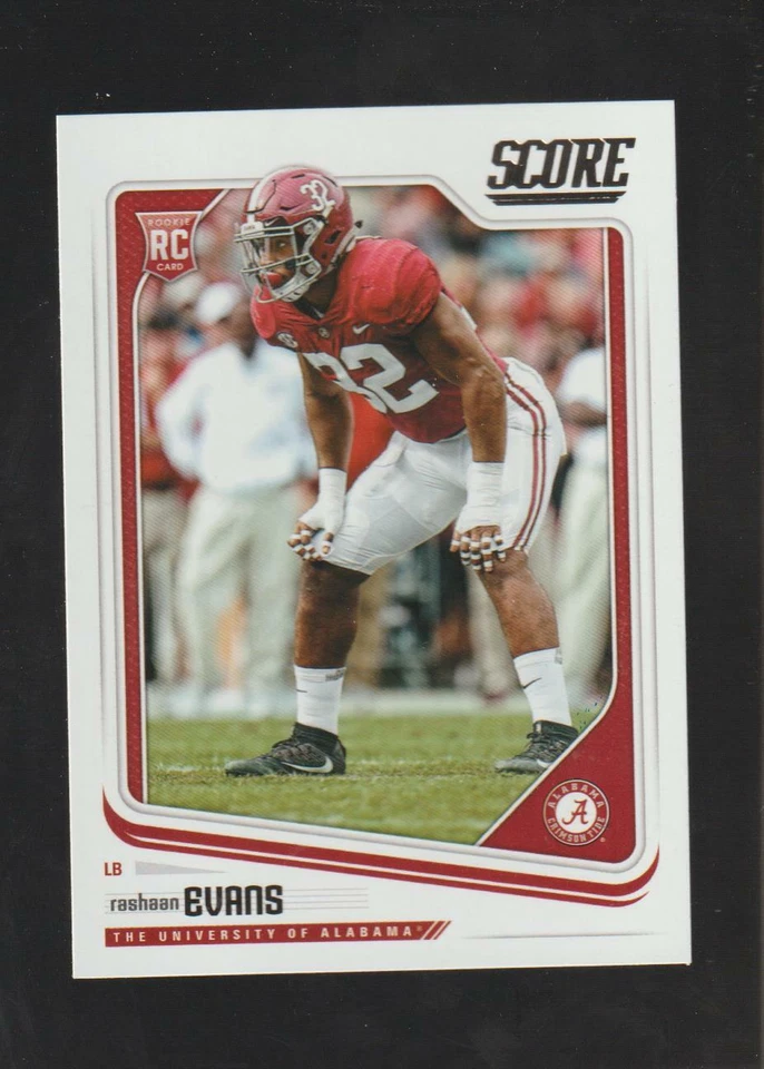 2018 Score #345 Rashaan Evans rookie card, Tennessee Titans - Image 1 of 1