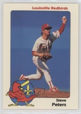 1989 Louisville Redbirds Steve Peters #30