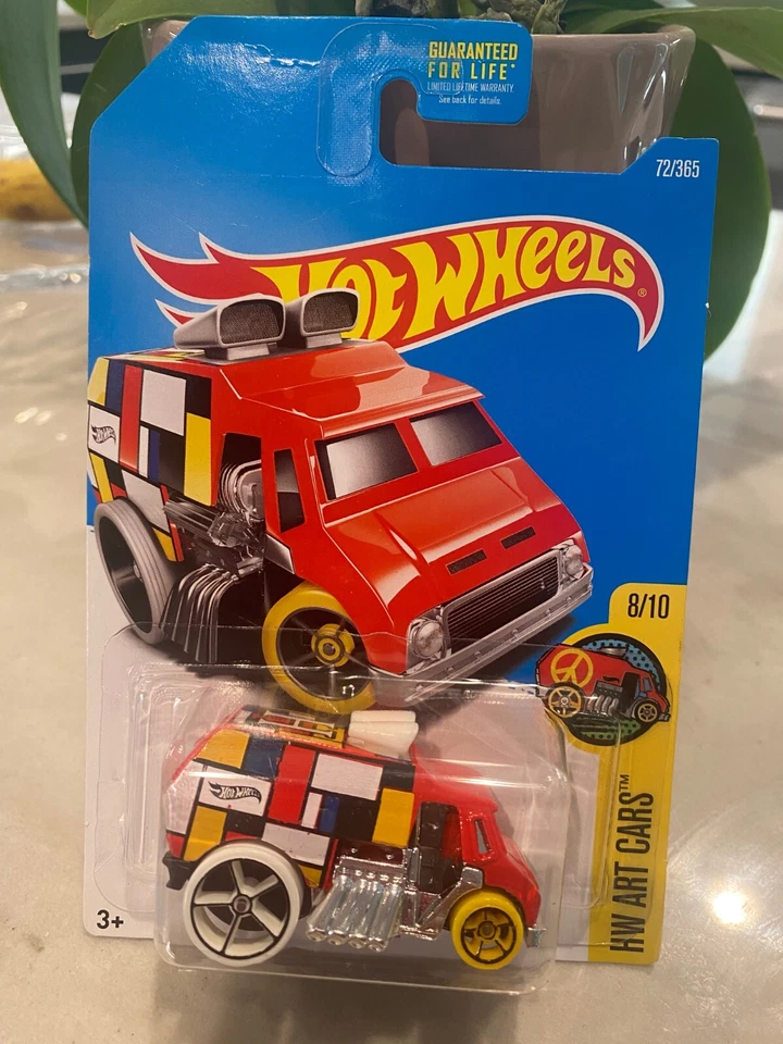 2015 Hot Wheels Hw Arte Auto Cool-One - Rosso 1:64 Scala - Immagine 1 di 1