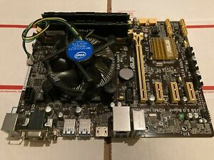 Combo: ASUS H87M-E mATX Motherboard w/Intel Core i7-4771 CPU + 16GB PNY DDR3 RAM