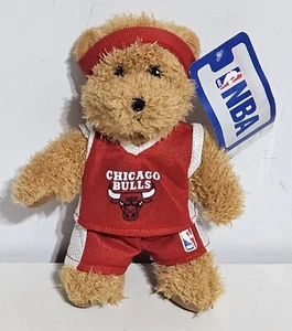 Chicago Bulls Teddy Bear Plush 8" NBA Toy Red Jersey 2009 - Picture 1 of 7