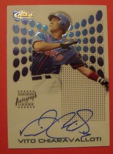 2004 Topps Finest Rookie Vito Chiaravalloti Autograph Toronto Blue Jays