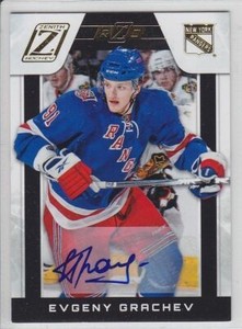 2010-11 PANINI ZENITH EVGENY GRACHEV RC AUTO /99 #172 Autograph Rookie Parallel