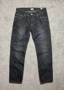 Armani Teen Black Denim Jeans Straight Leg Size 13A 160cm Inseam 27” - Picture 1 of 12