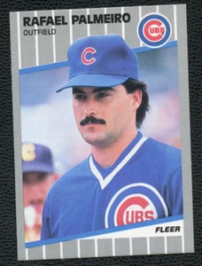 1989 Fleer baseball card RAFAEL PALMEIRO #434 Chicago Cubs - Picture 1 of 2