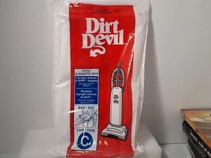 3 Dirt Devil 3700147001 Typ C Deluxe Vakuumbeutel für Dirt Devil Deluxe Nos 1999 - Bild 1 von 7