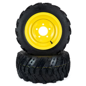 (2) Aggressive Tire Assemblies 18x8.50-10 John Deere 1023E 1026R 1025R LVA20123 - Picture 1 of 5