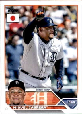 2023 Topps Japan Edition #205 Miguel Cabrera Detroit Tigers - Image 1 of 2