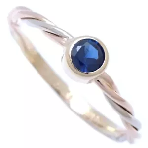 Anillo CARTIER Twist K18Tricolor Oro Zafiro Talla 49/293251 - Imagen 1 de 7