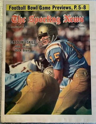 1/3/1976 The Sporting News - Fútbol UCLA, Walter Payton, Minnesota Vikings Foto 1 de 4