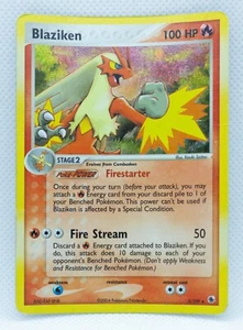 BLAZIKEN 3/109 Holo Rare Ex Ruby & Sapphire Theme Deck 2003 - Pokemon Card - Picture 1 of 5