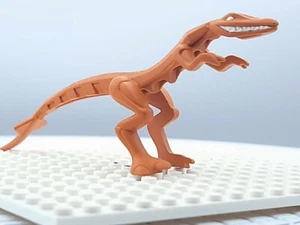 MUTANT LIZARD LEGO FIGURE JURRASIC ORANGE SPECKS 2005 ANIMAL DINOSAUR - Picture 1 of 6