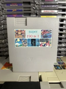 Seltene Super 190 in 1 Spiele (Nintendo NES Game Cartridge) getestet - Bild 1 von 11