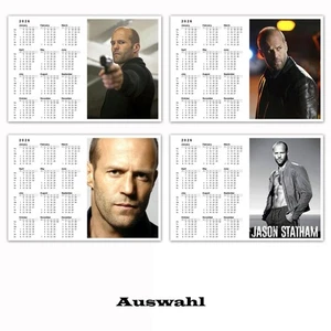 Jason Statham + Taschenkalender / Calendar  Auswahl - 10x15cm laminiert - Bild 1 von 6