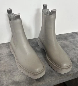 Sam Edelman Laguna Womens Chelsea Boots Light Grey Waterproof Size 6 EUC - Picture 1 of 8